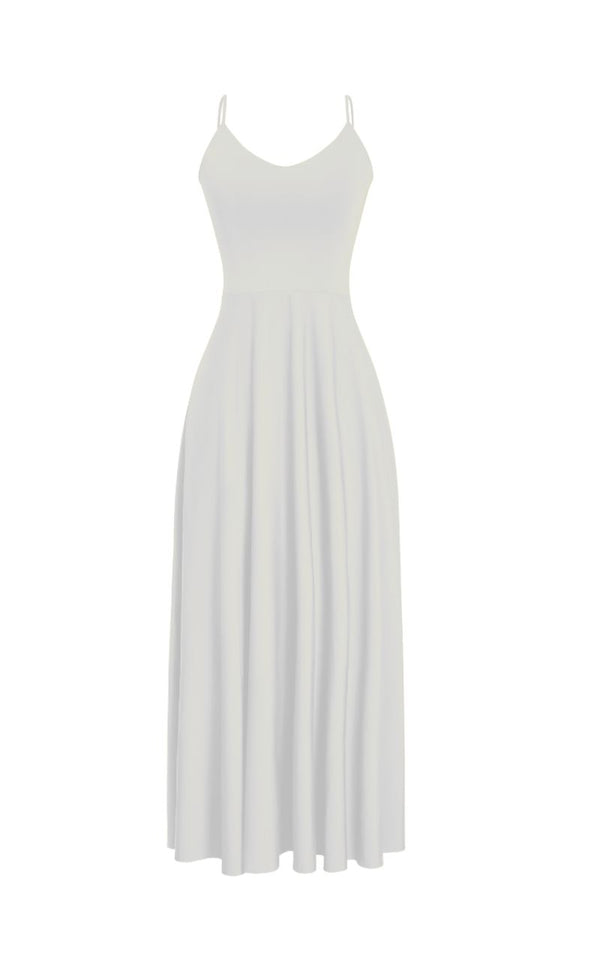 VESTIDO LARGO MARFIL